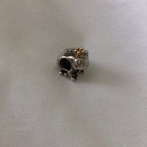 14k gold pandora retired frog prince charm